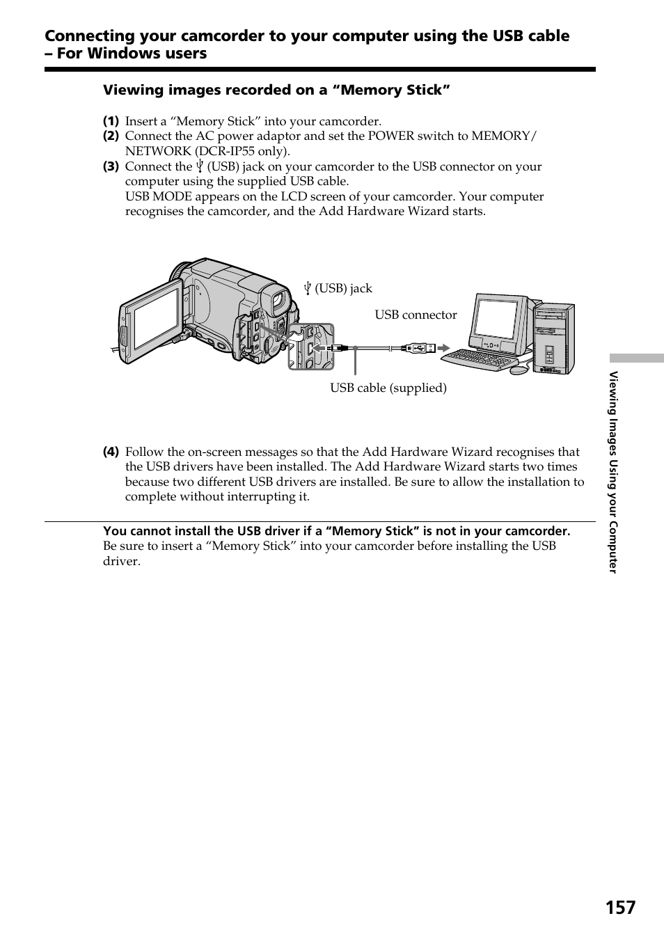 Sony DCR-IP55 User Manual | Page 157 / 216