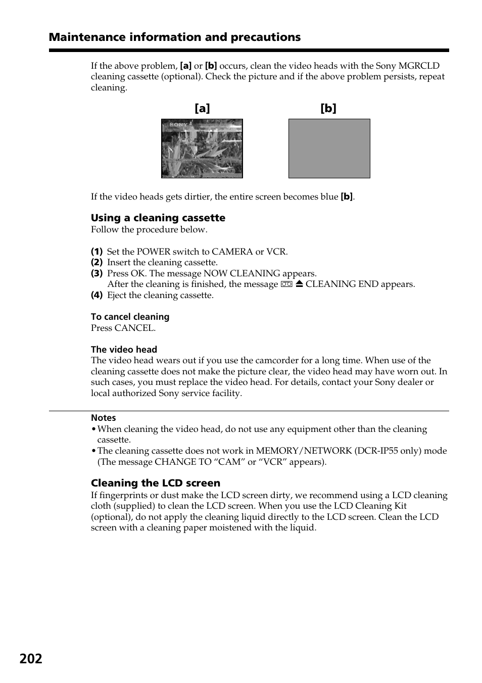Sony DCR-IP55 User Manual | Page 202 / 216