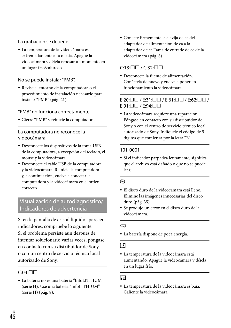 Sony DCR-SR67 User Manual | Page 104 / 116
