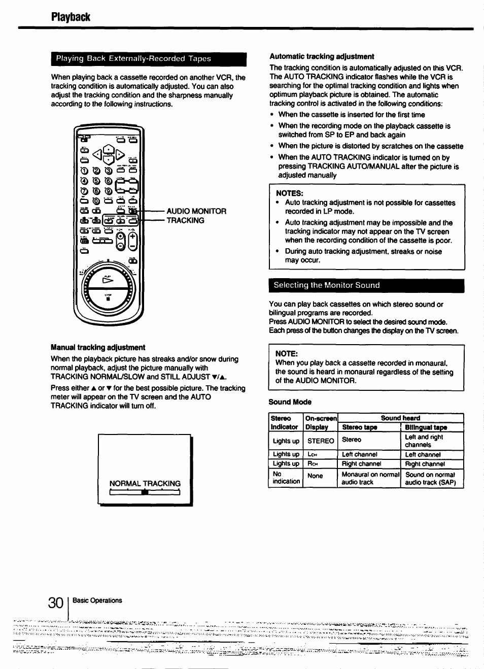 Playback, 0) '<d ^ i, Id *(d | Sony SLV-750HF User Manual | Page 30 / 66