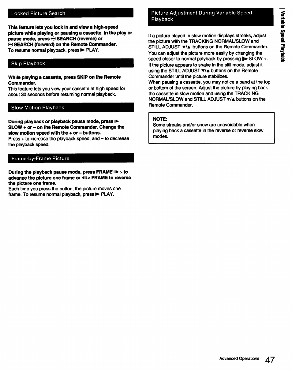 Sony SLV-750HF User Manual | Page 47 / 66