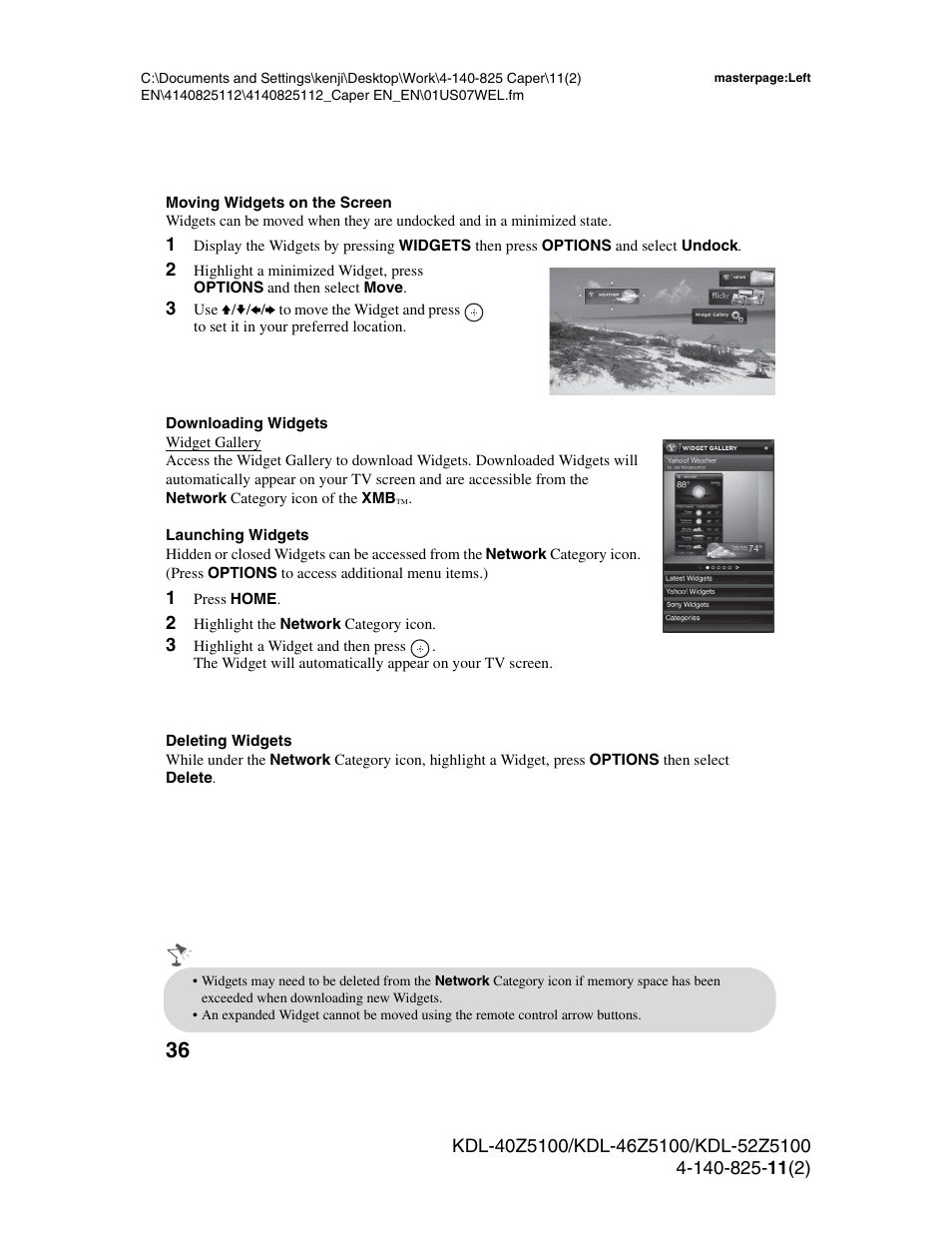 Sony KDL-52Z5100 User Manual | Page 36 / 48