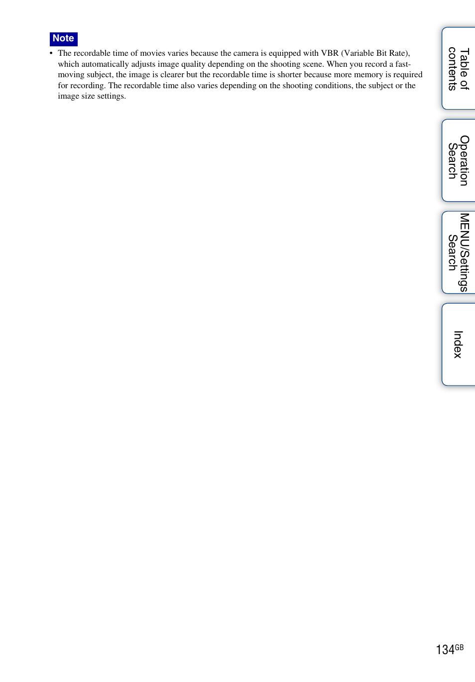 Sony DSC-W560 User Manual | Page 134 / 141
