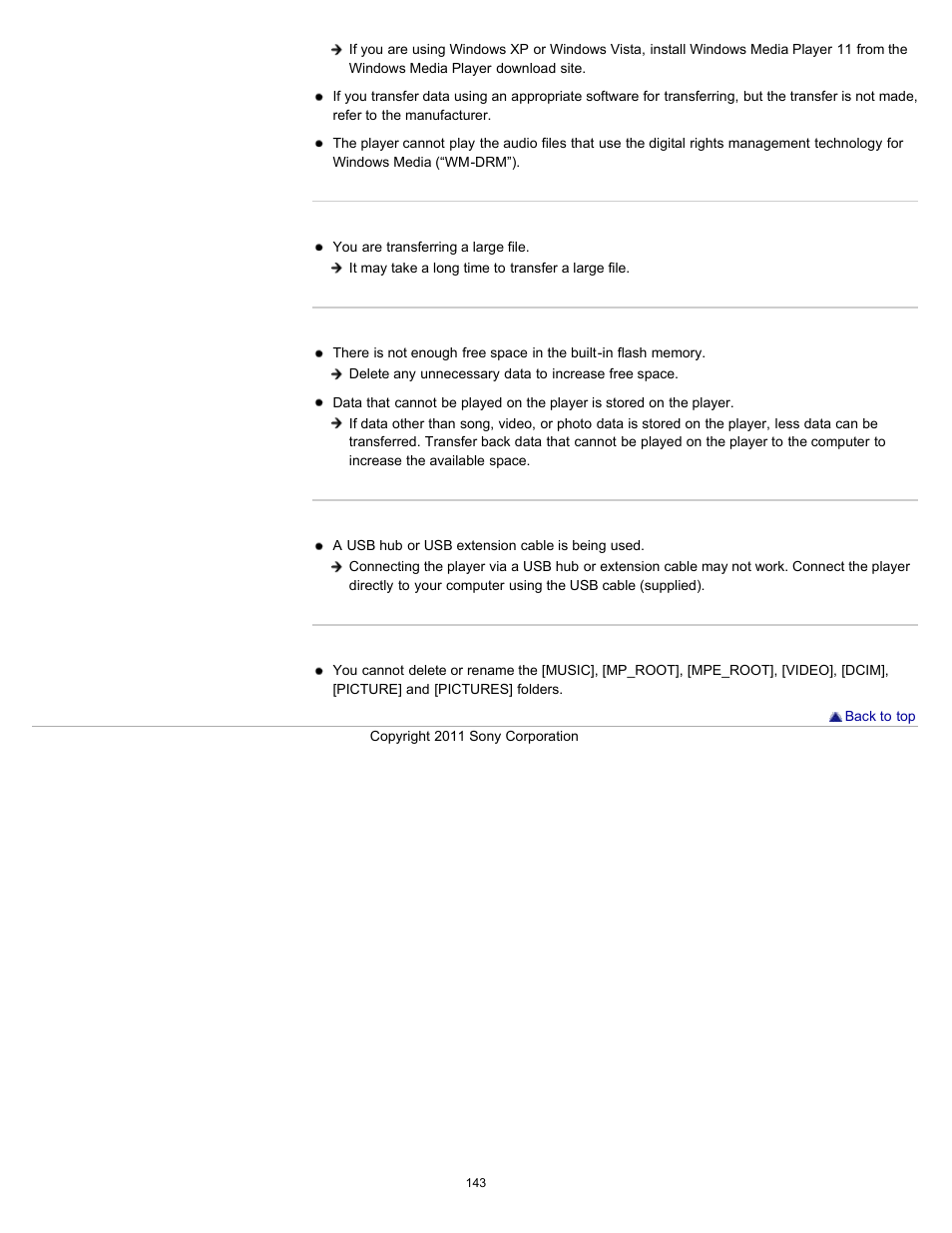 Sony NWZ-E364BLK User Manual | Page 143 / 172