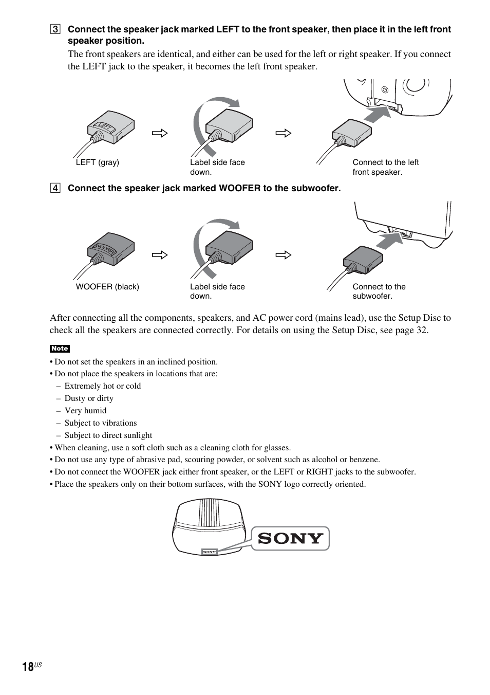 Sony DAV-X1 User Manual | Page 18 / 99
