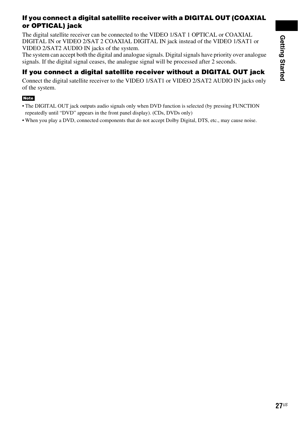 Sony DAV-X1 User Manual | Page 27 / 99