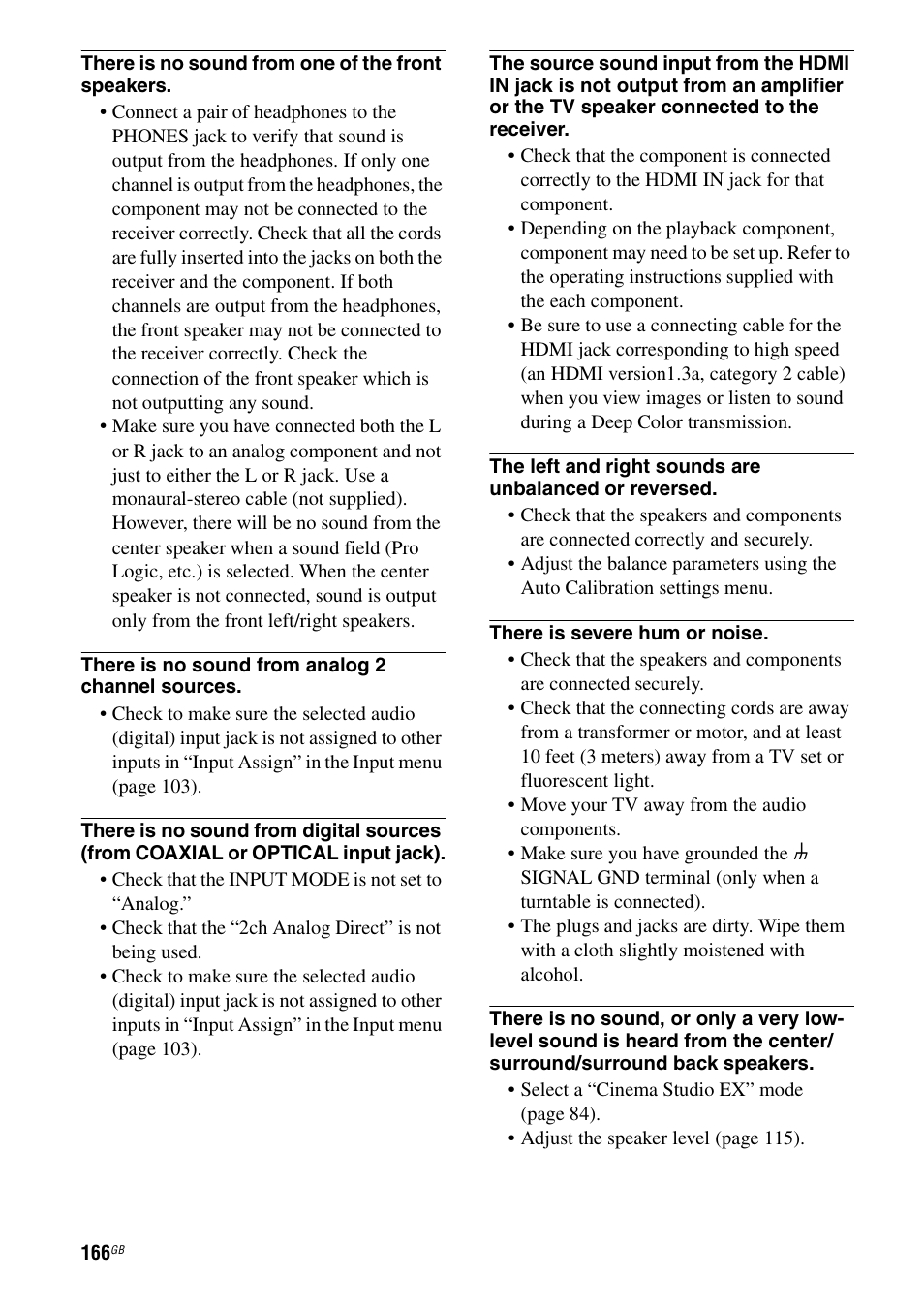 Sony STR-DA6400ES User Manual | Page 166 / 175