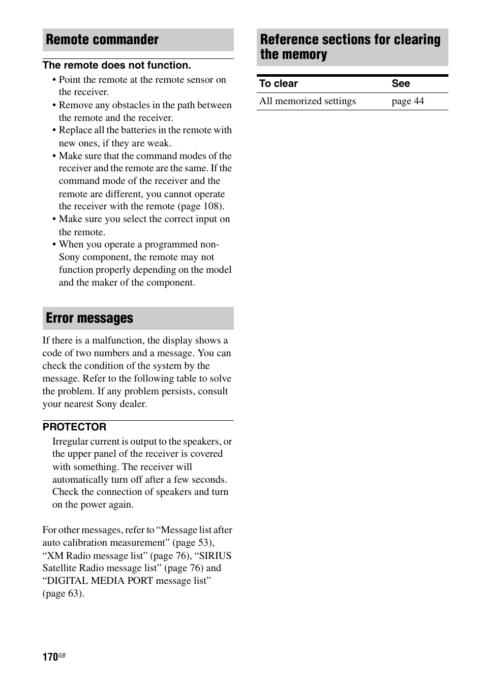 Sony STR-DA6400ES User Manual | Page 170 / 175