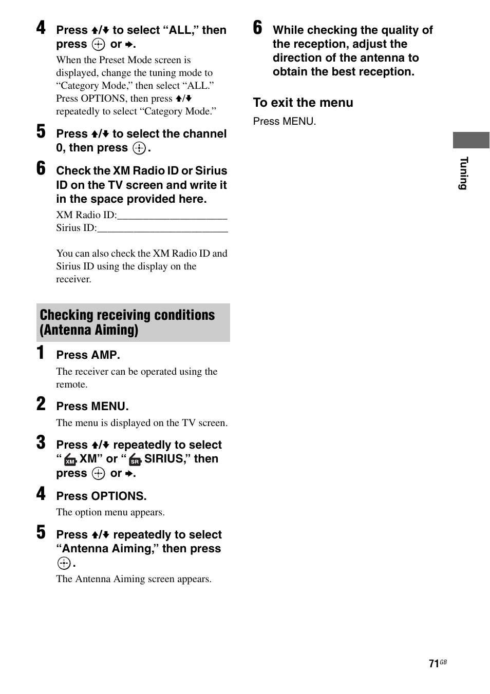 Sony STR-DA6400ES User Manual | Page 71 / 175