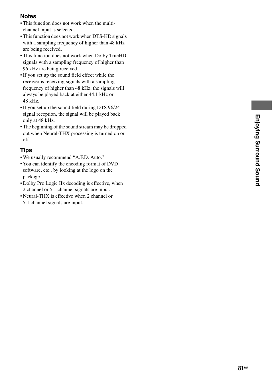 Sony STR-DA6400ES User Manual | Page 81 / 175