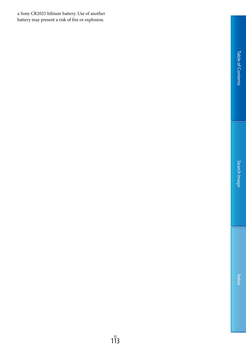 Sony NEX-VG30H User Manual | Page 113 / 116