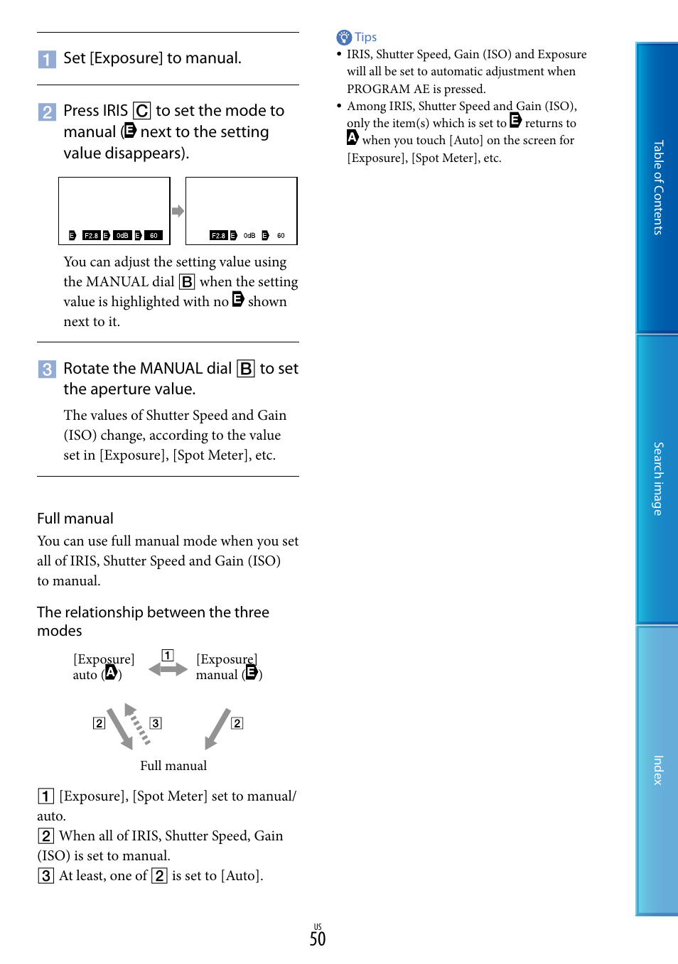 Sony NEX-VG30H User Manual | Page 50 / 116