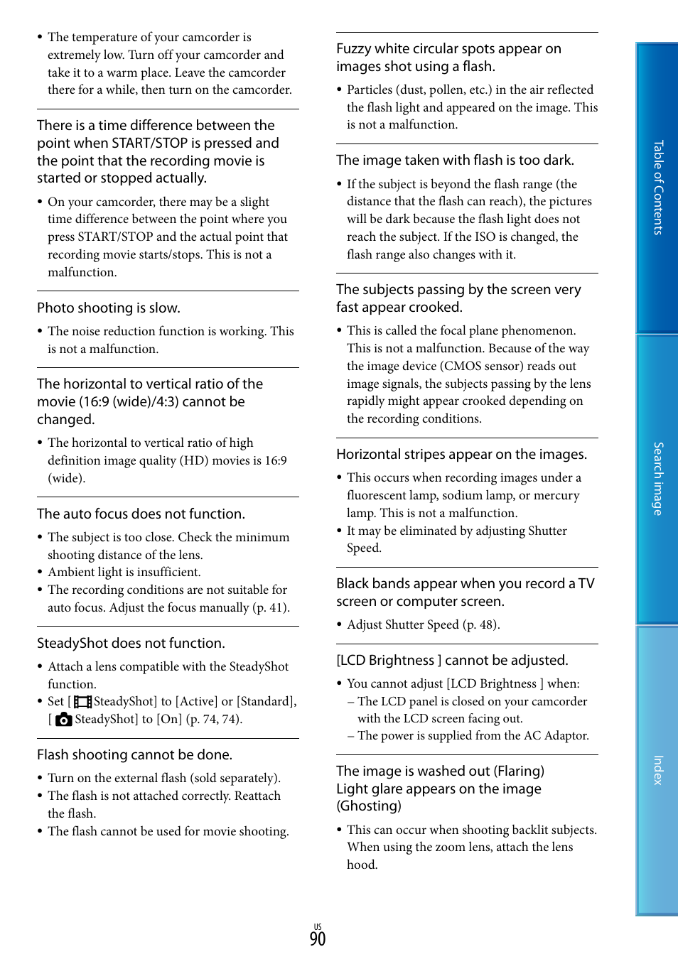 Sony NEX-VG30H User Manual | Page 90 / 116