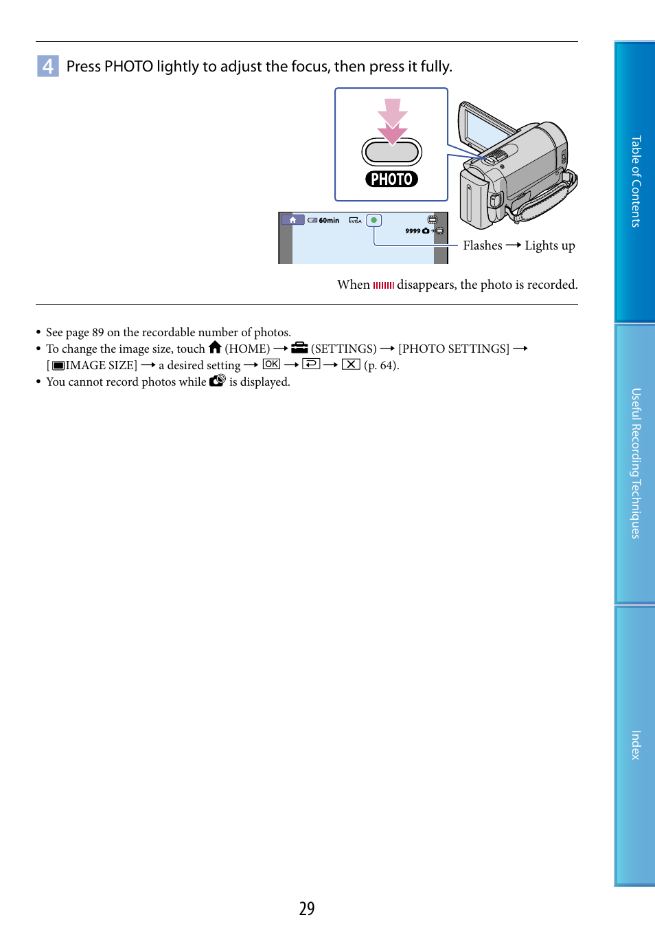 Sony DCR-SX60 User Manual | Page 29 / 101
