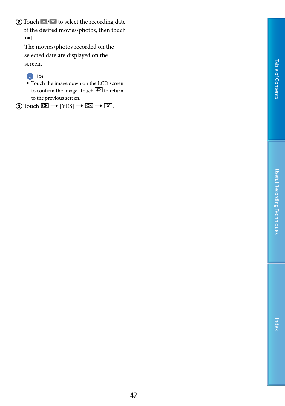 Sony DCR-SX60 User Manual | Page 42 / 101