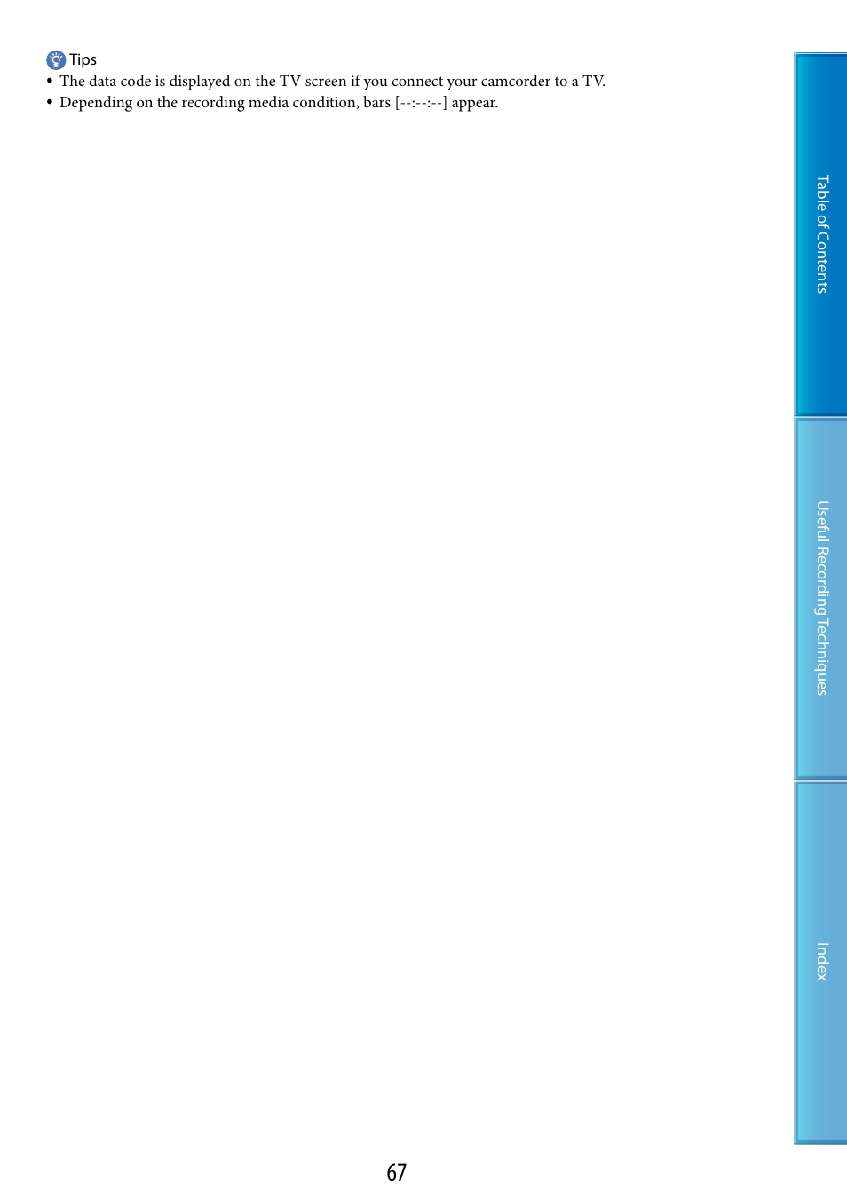 Sony DCR-SX60 User Manual | Page 67 / 101