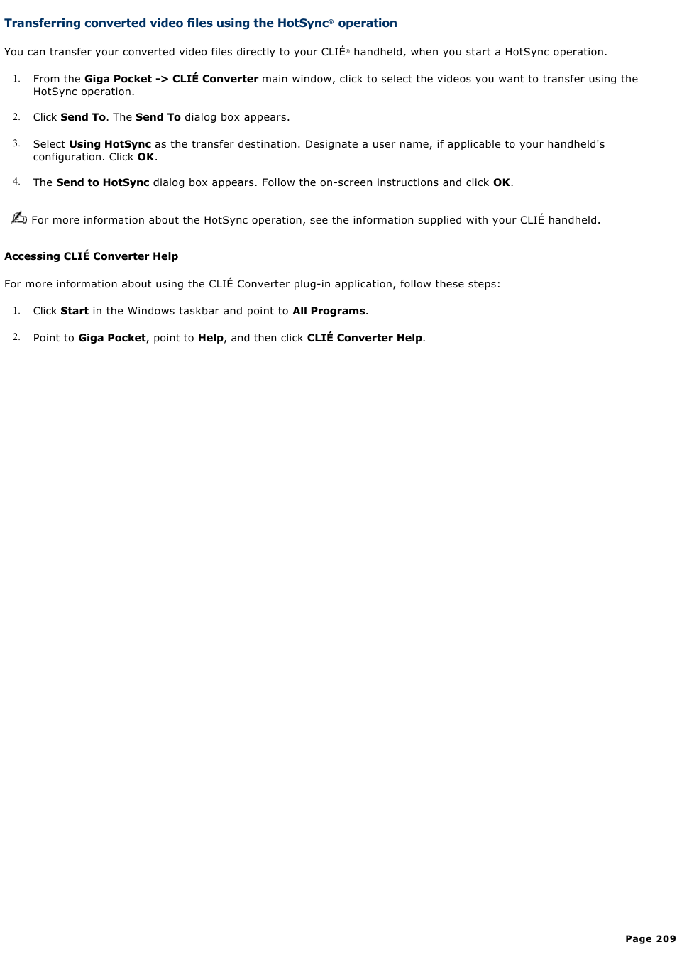 Sony VGN-A140 User Manual | Page 209 / 315