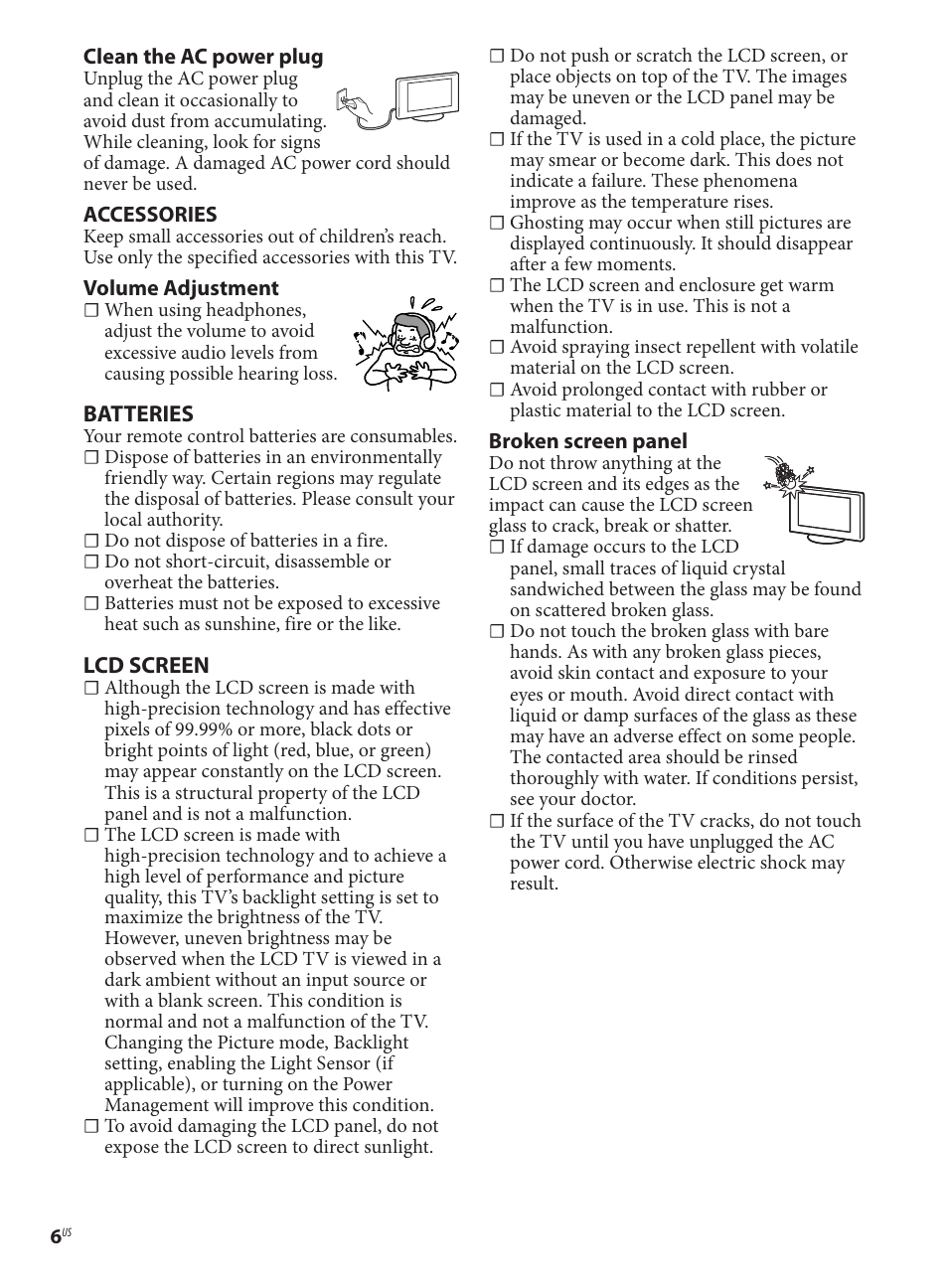 Sony KDL-50EX645 User Manual | Page 6 / 20