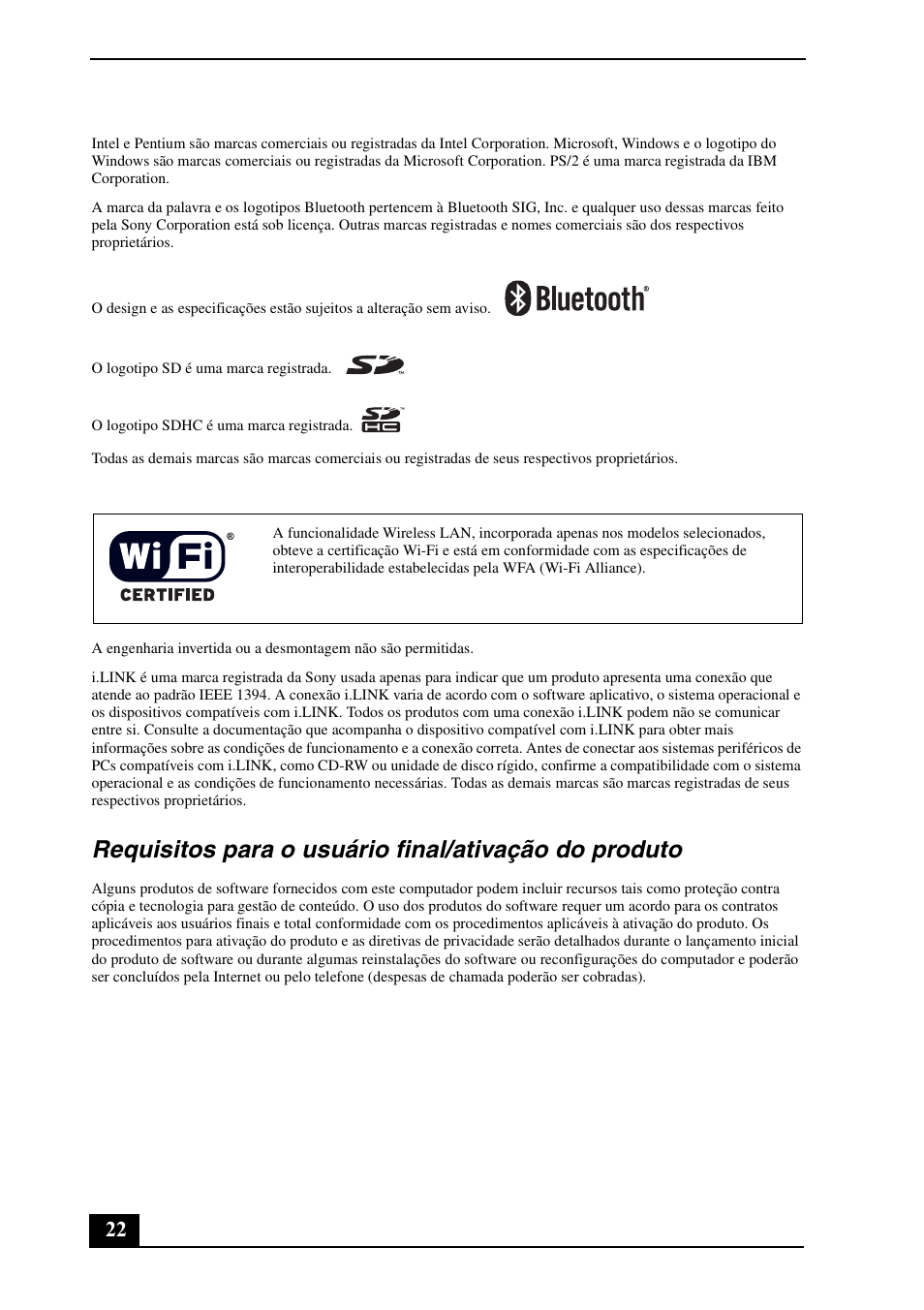 Sony VGN-CR140N User Manual | Page 22 / 28