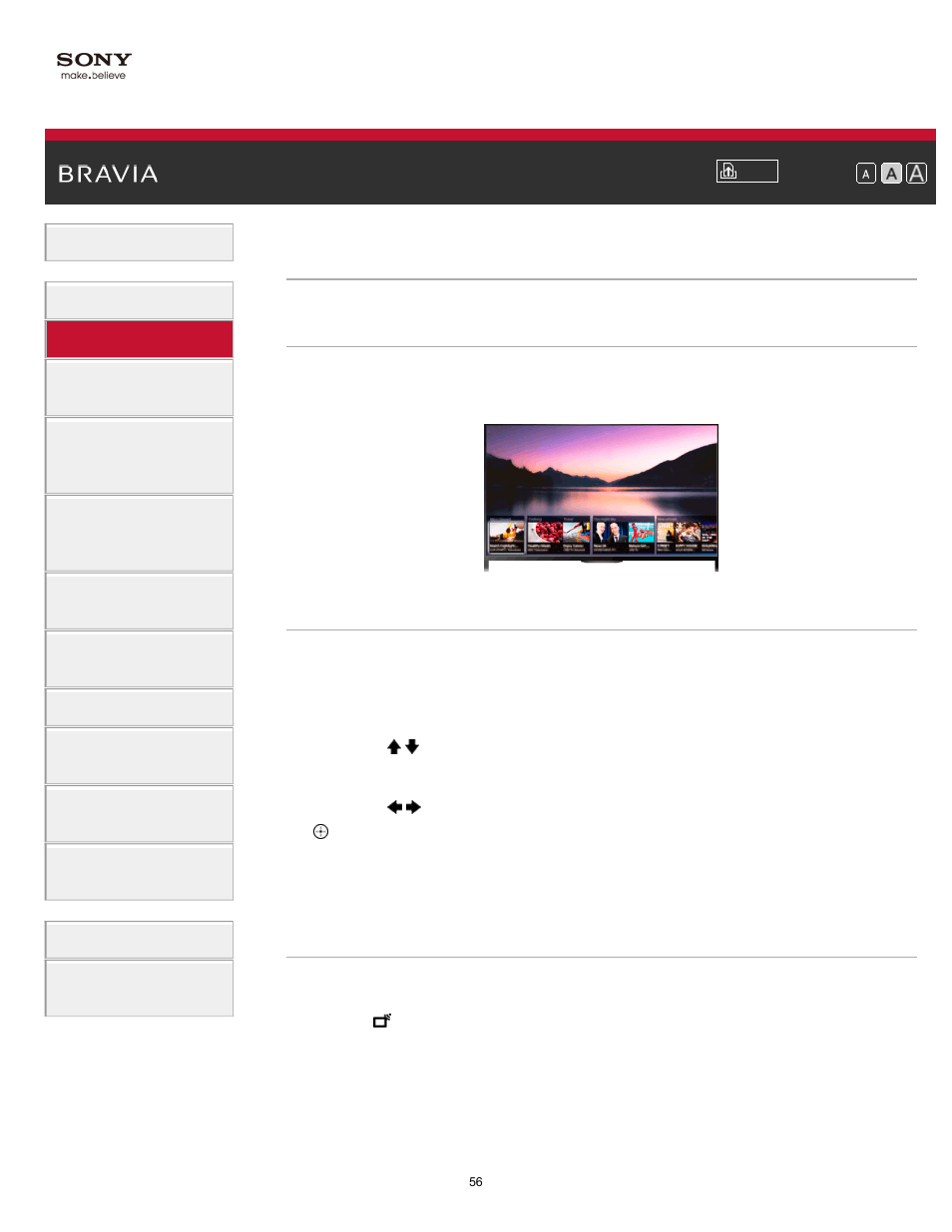 Selecting channels | Sony KDL-70X830B User Manual | Page 62 / 256