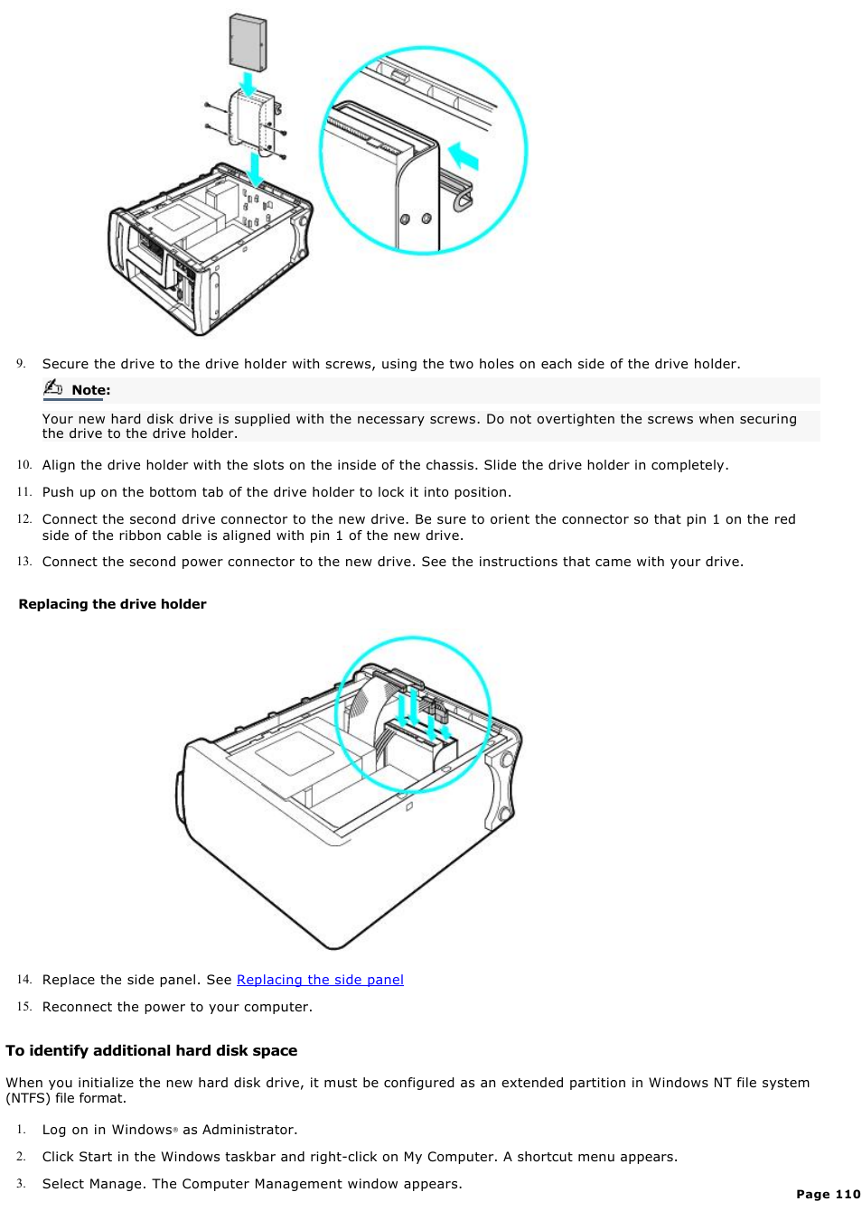 Sony PCV-MXS10 User Manual | Page 110 / 112