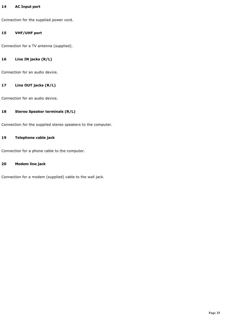 Sony PCV-MXS10 User Manual | Page 25 / 112
