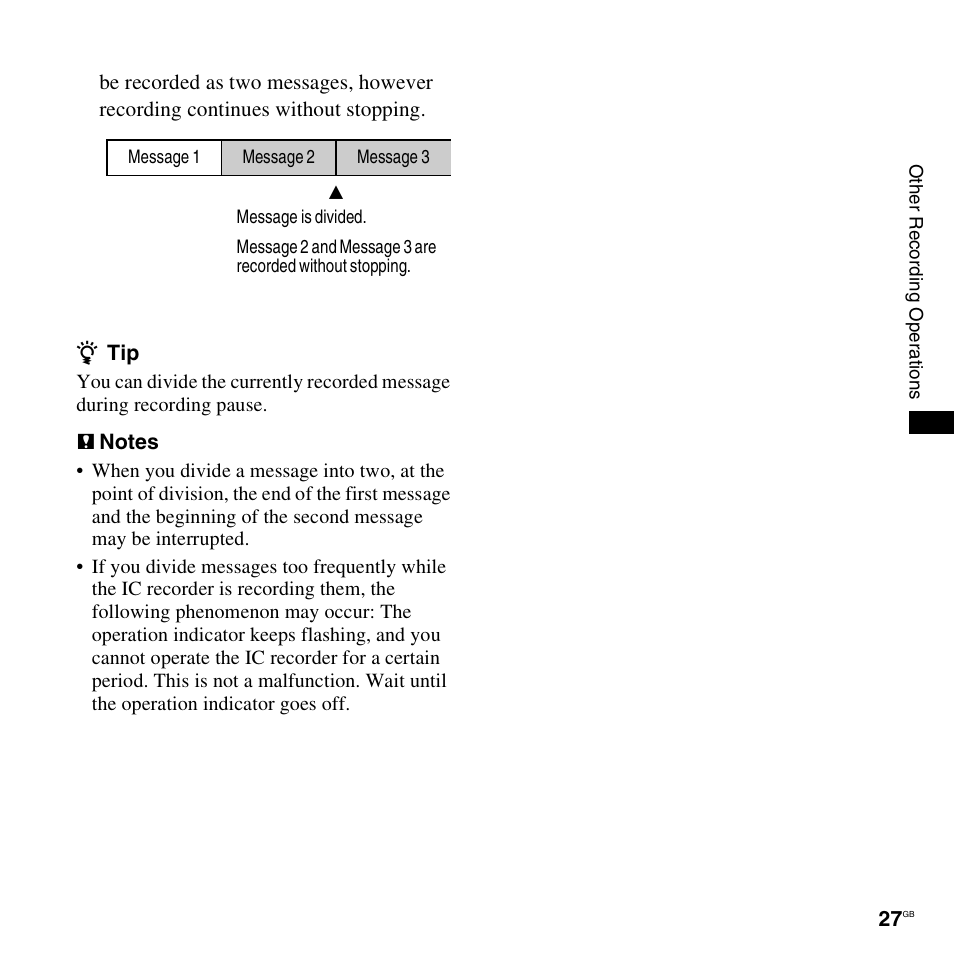 Sony ICD-PX820D User Manual | Page 27 / 96