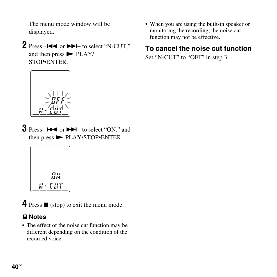 Sony ICD-PX820D User Manual | Page 40 / 96