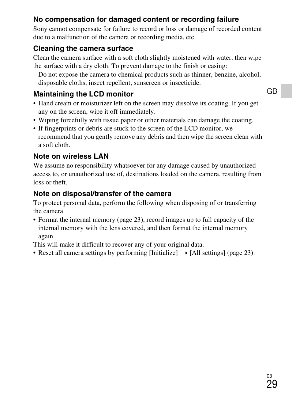 Sony DSC-WX300 User Manual | Page 29 / 68