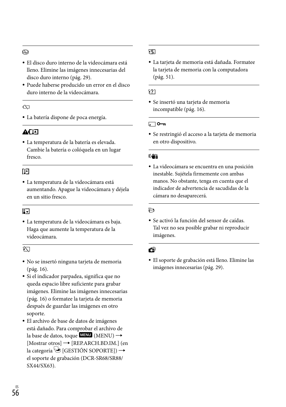 Sony DCR-SX44 User Manual | Page 126 / 139