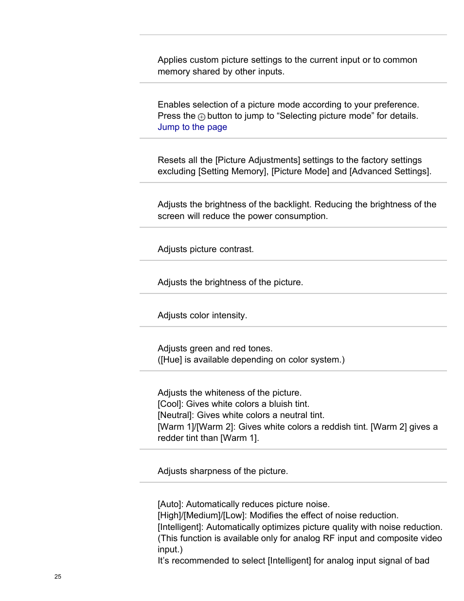 Sony XBR-65X850A User Manual | Page 31 / 249