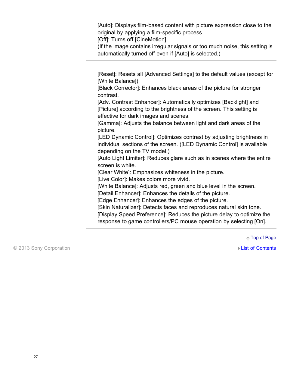 Sony XBR-65X850A User Manual | Page 33 / 249