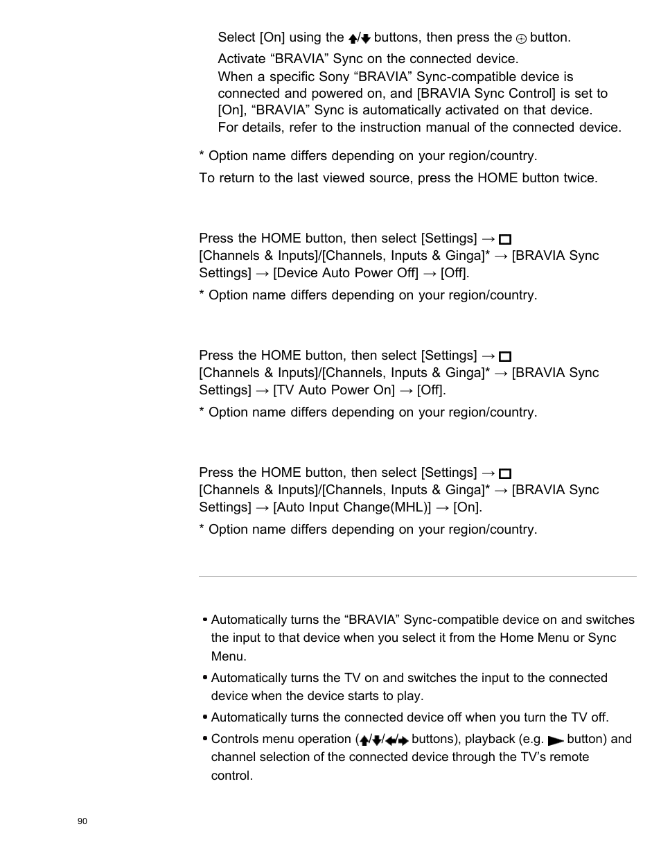 Sony XBR-65X850A User Manual | Page 96 / 249