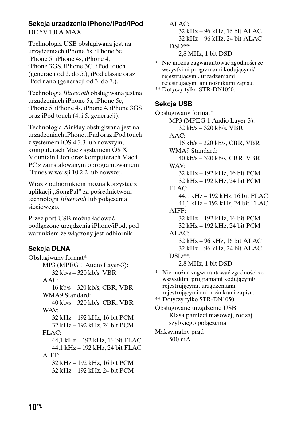 Sony STR-DN1050 User Manual | Page 104 / 116