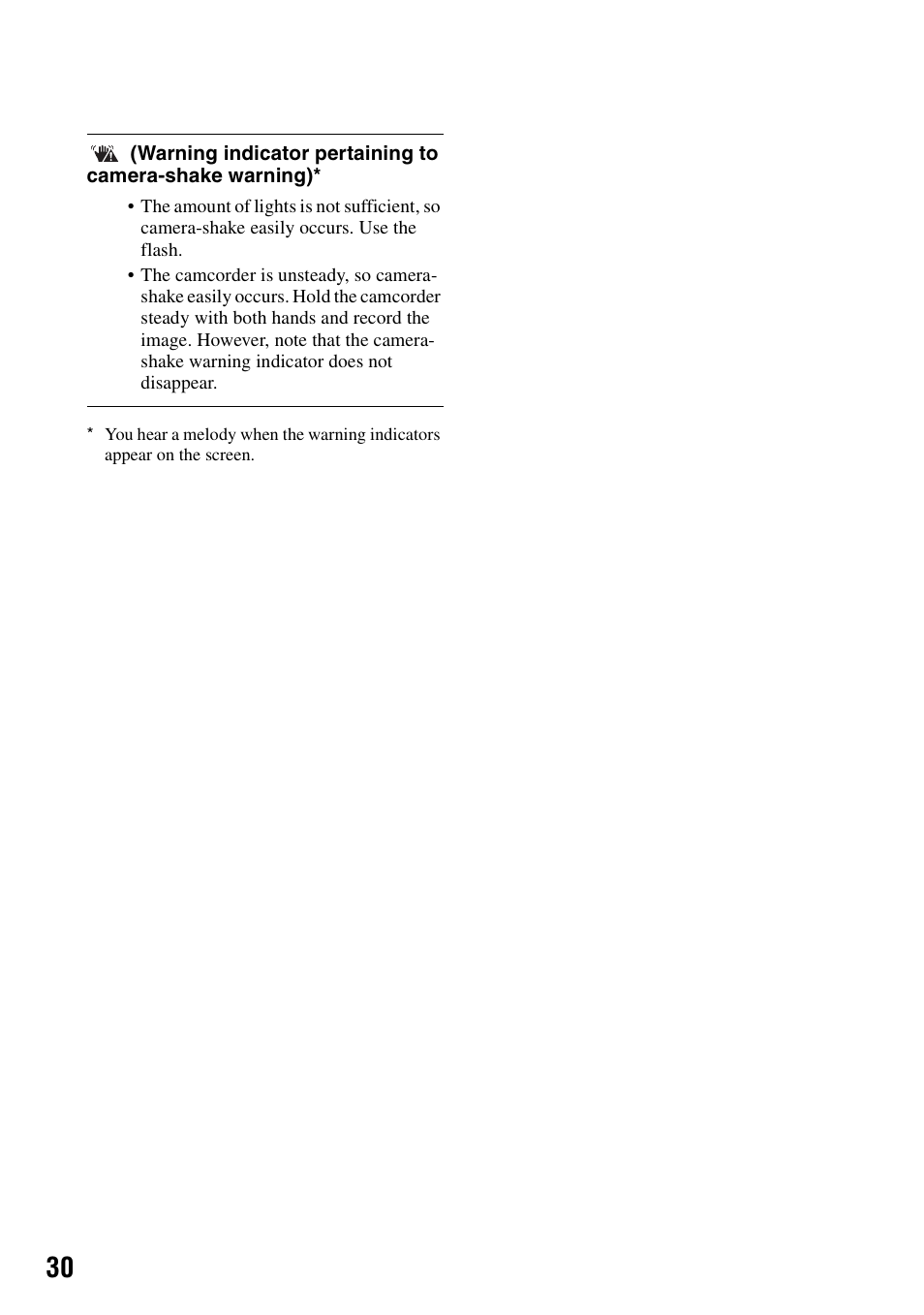 Sony DCR-SR80 User Manual | Page 30 / 35