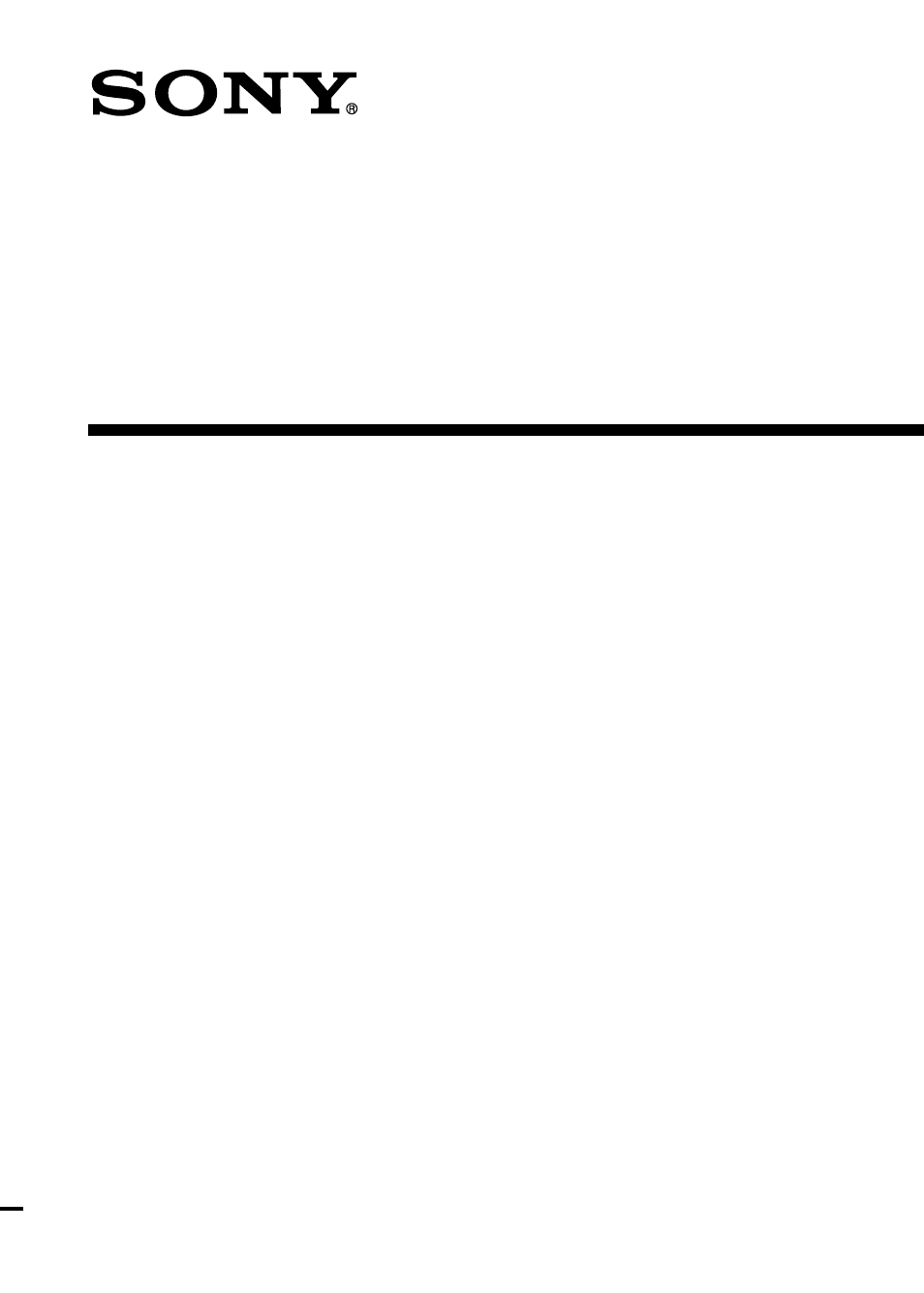 Sony ICD-47 User Manual | 36 pages