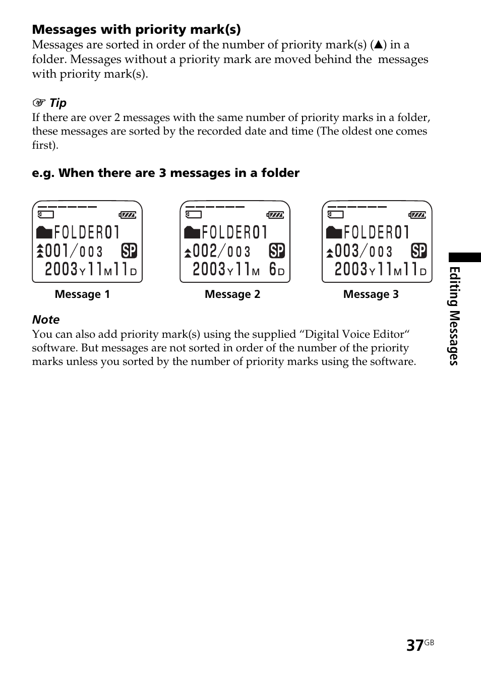 Sony ICD-BM1AVTP User Manual | Page 37 / 68