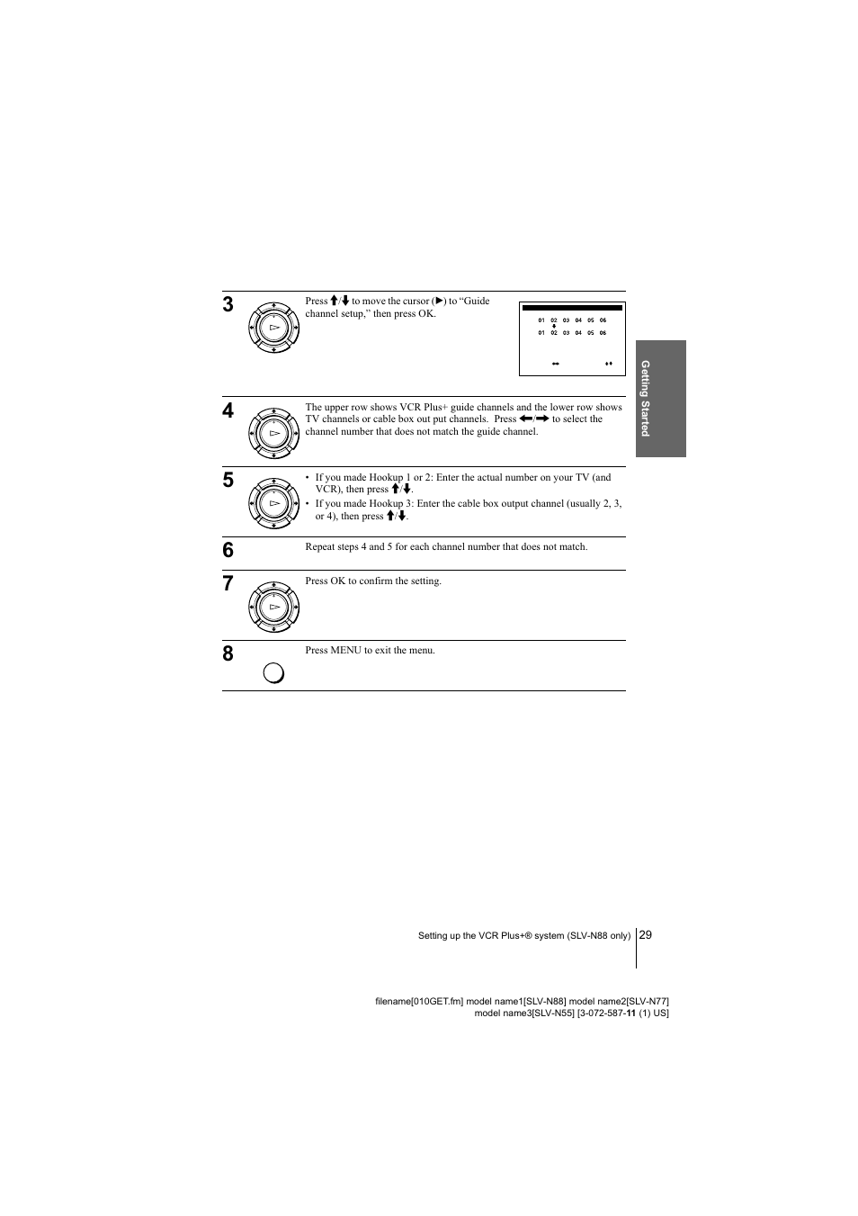 Sony SLV-N88 User Manual | Page 29 / 72
