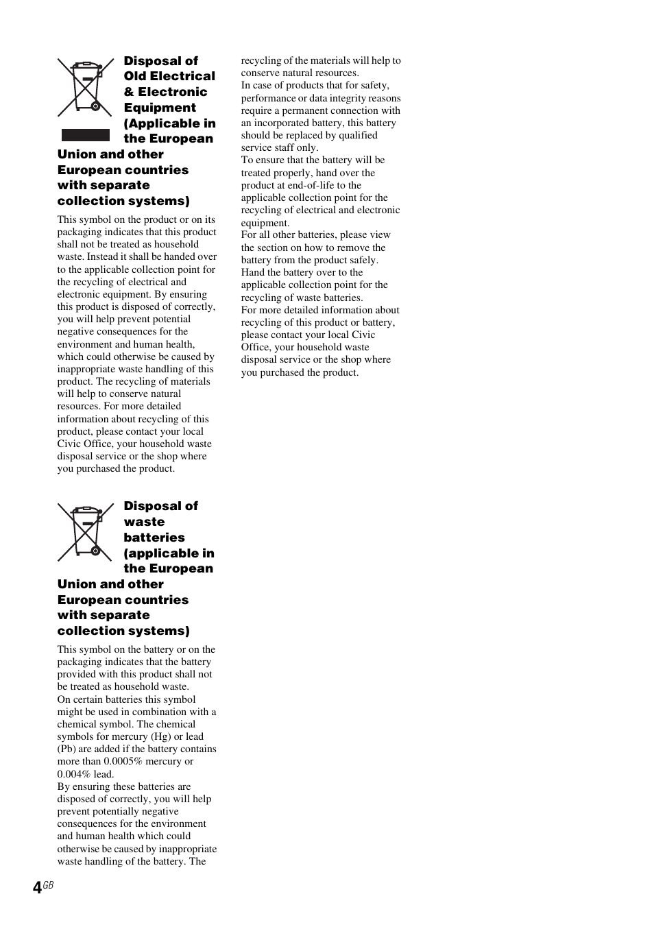Sony NAS-SV20i User Manual | Page 4 / 95