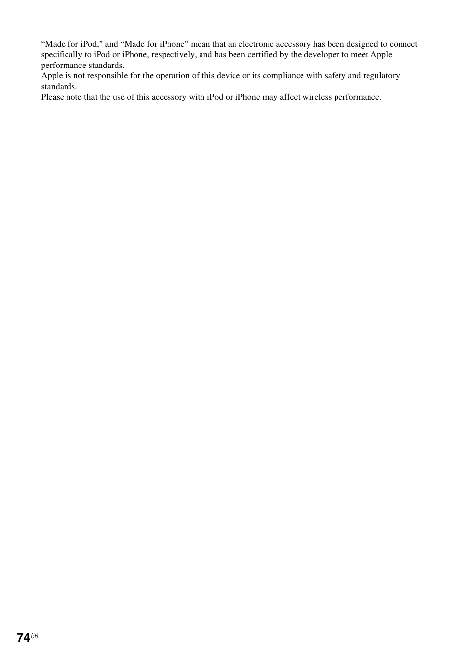 Sony NAS-SV20i User Manual | Page 74 / 95