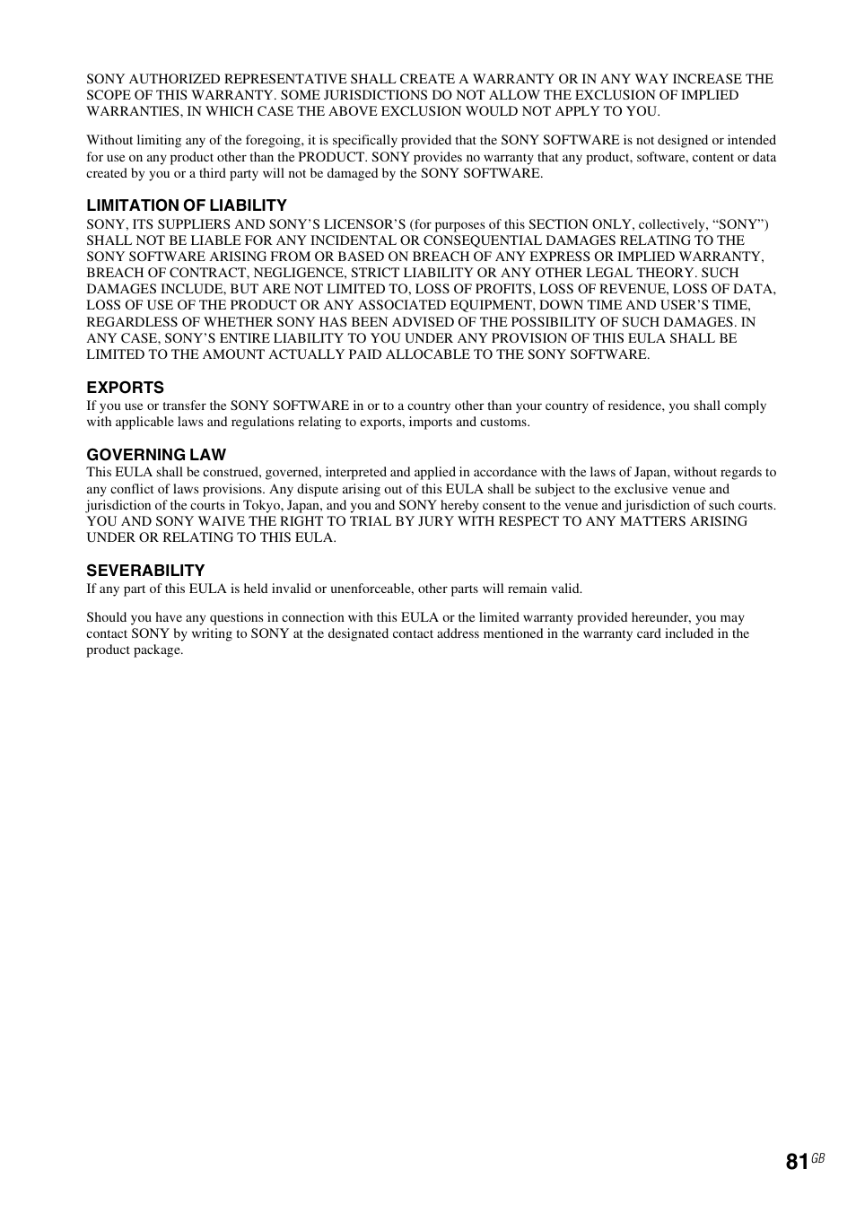 Sony NAS-SV20i User Manual | Page 81 / 95