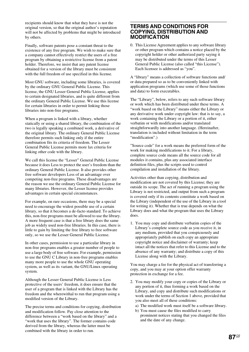 Sony NAS-SV20i User Manual | Page 87 / 95