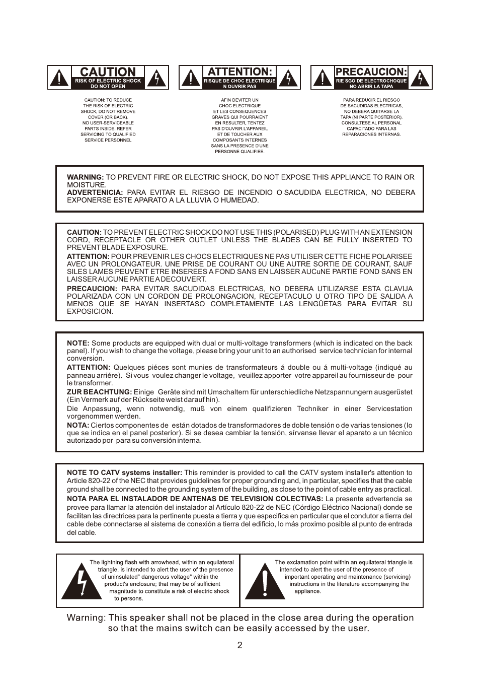 AMC iM05 User Manual | Page 3 / 12