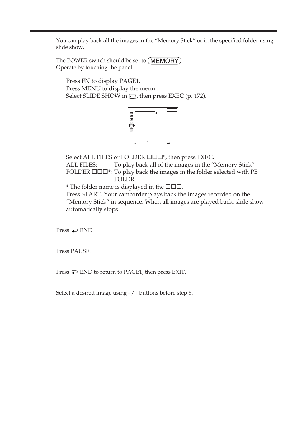 Playing back images continuously – slide show | Sony DCR-TRV38 User Manual | Page 130 / 212