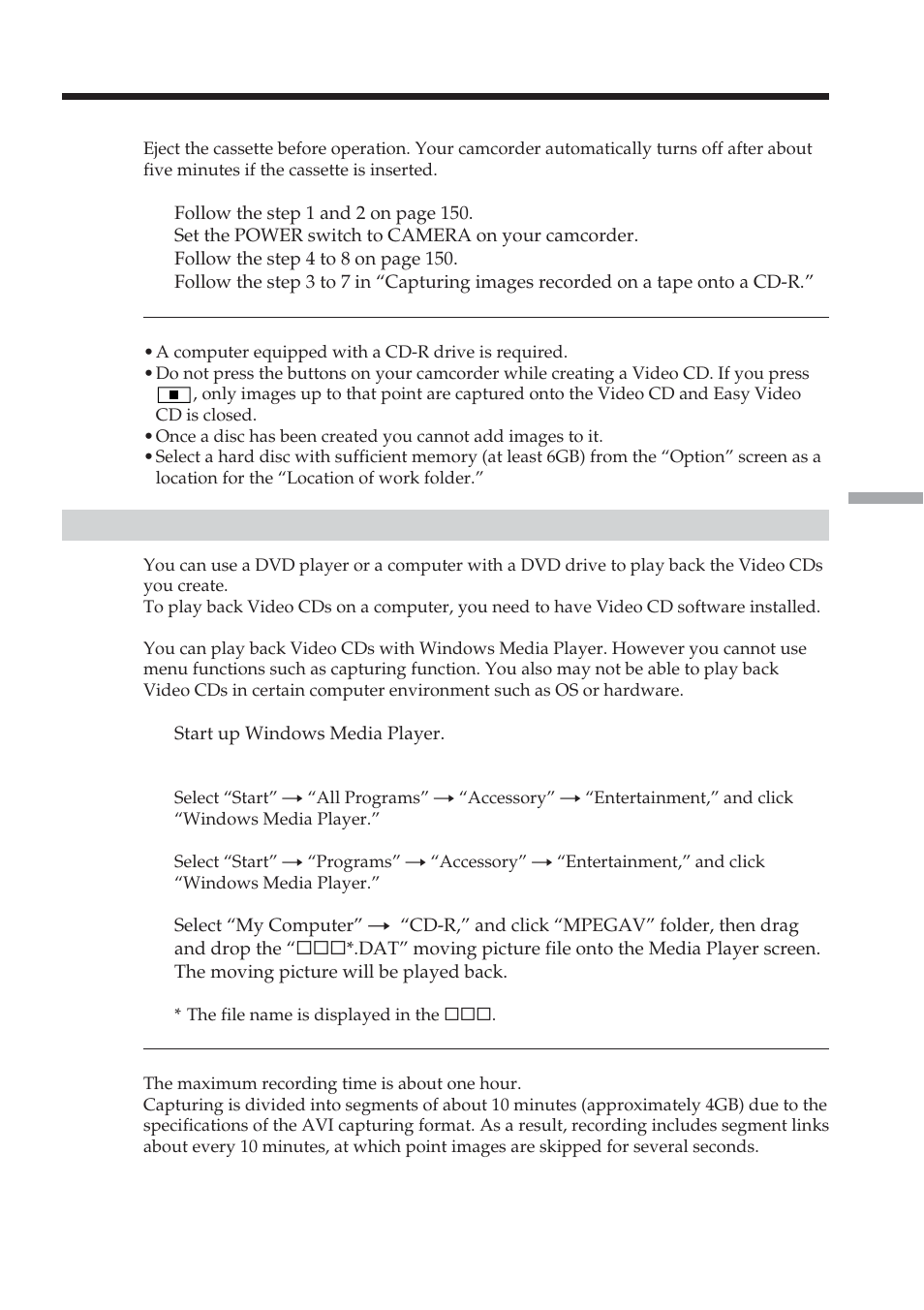 Sony DCR-TRV38 User Manual | Page 155 / 212