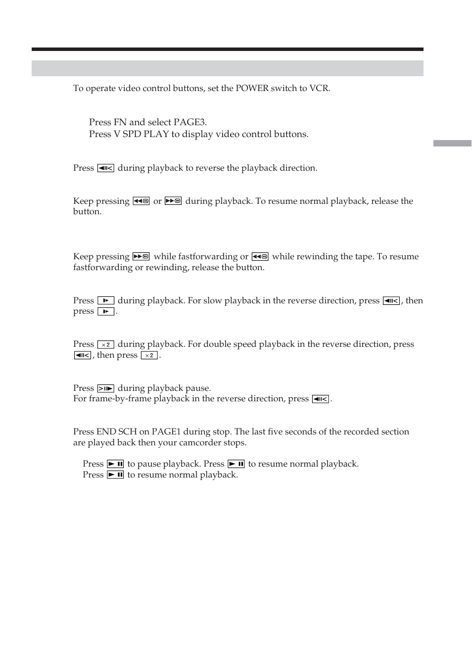 Playing back tape various playback modes | Sony DCR-TRV38 User Manual | Page 41 / 212