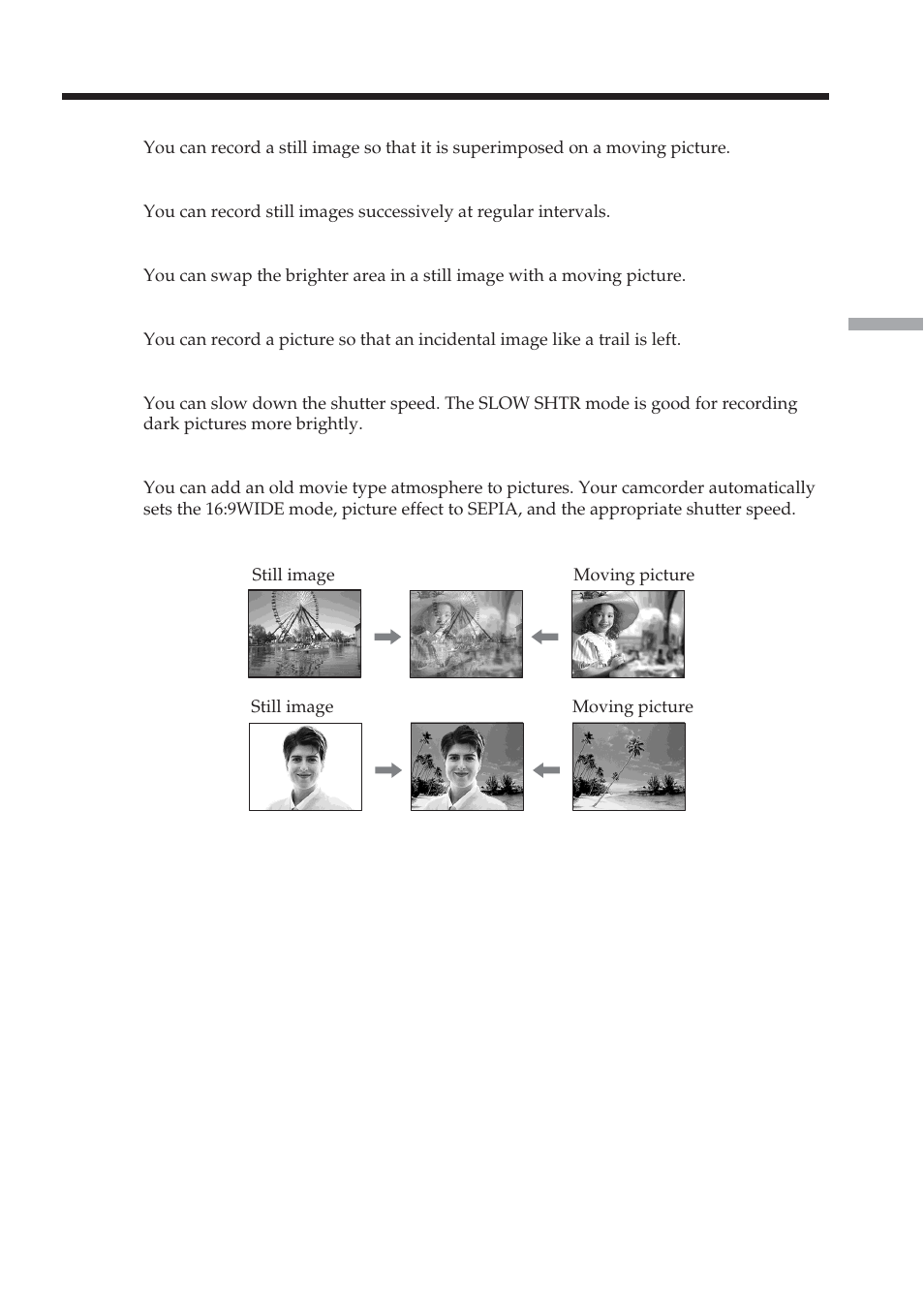 Using special effects – digital effect | Sony DCR-TRV38 User Manual | Page 55 / 212