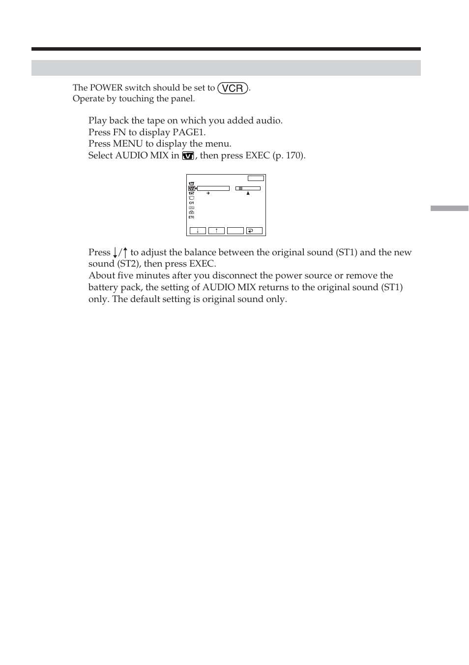 Monitoring the new recorded sound, Audio dubbing | Sony DCR-TRV38 User Manual | Page 93 / 212