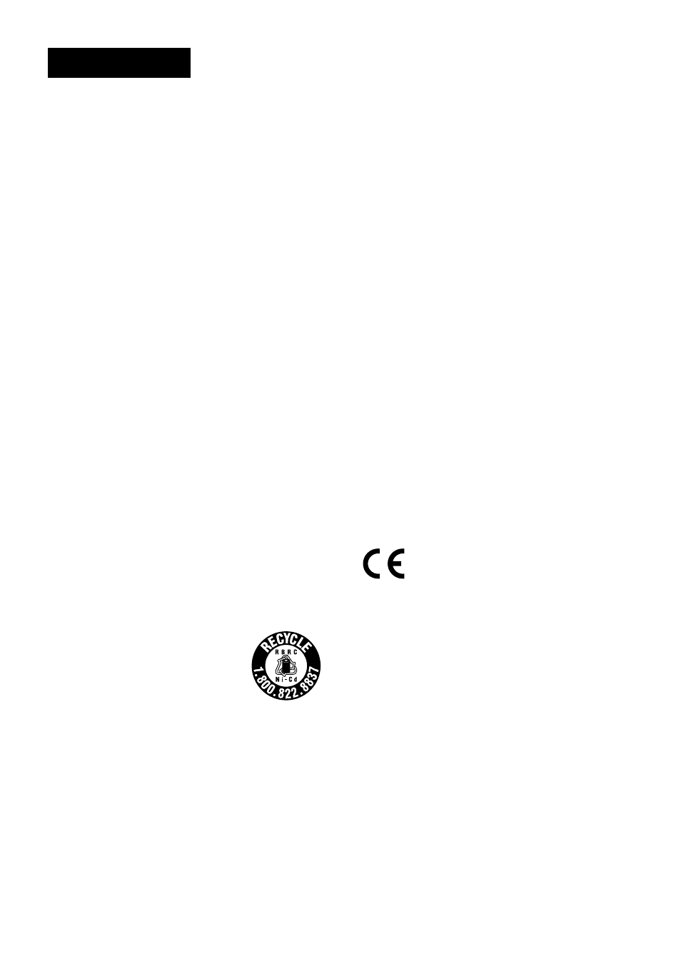Warning | Sony D-EG3 User Manual | Page 2 / 24