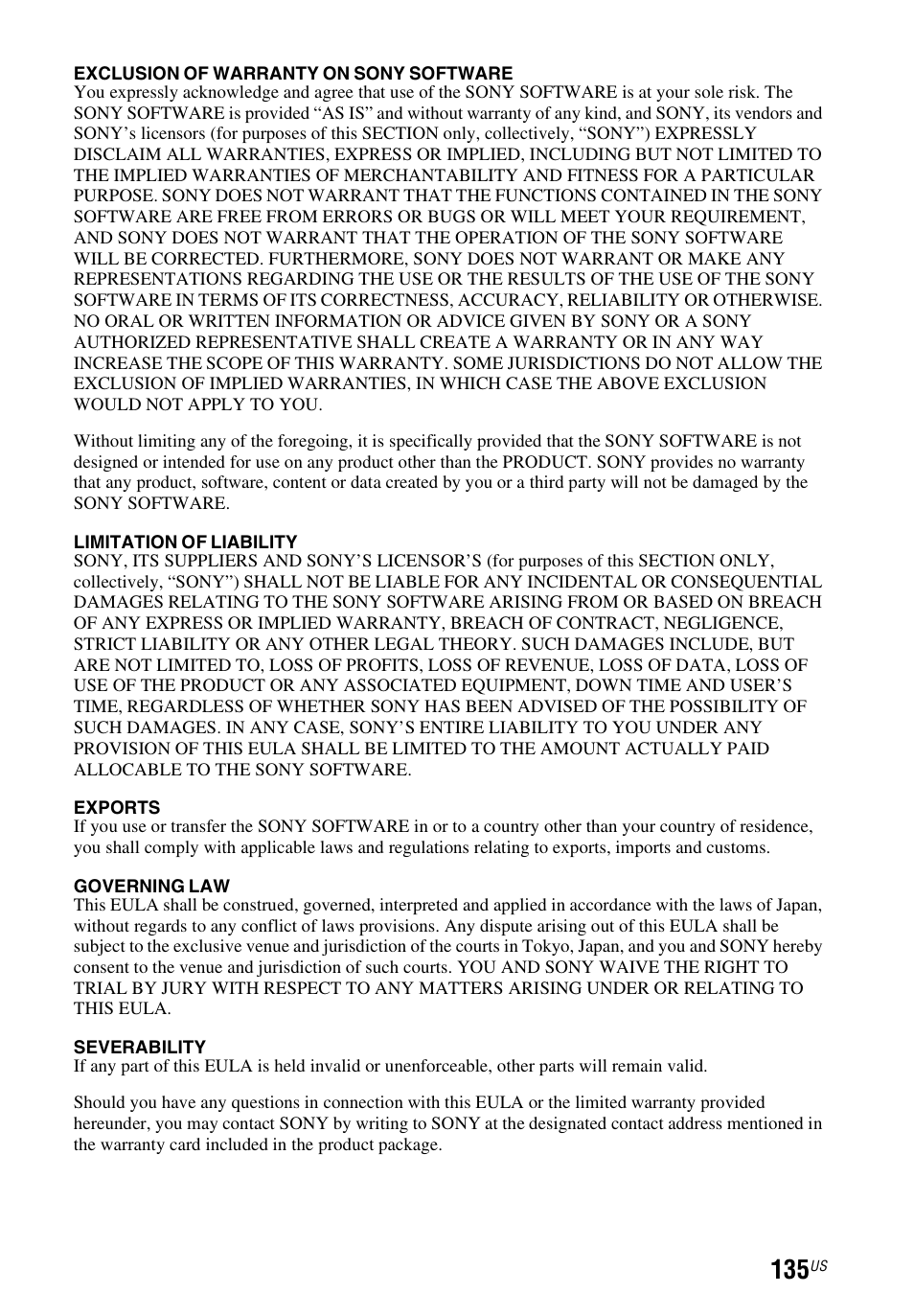 Sony STR-DN1040 User Manual | Page 135 / 136